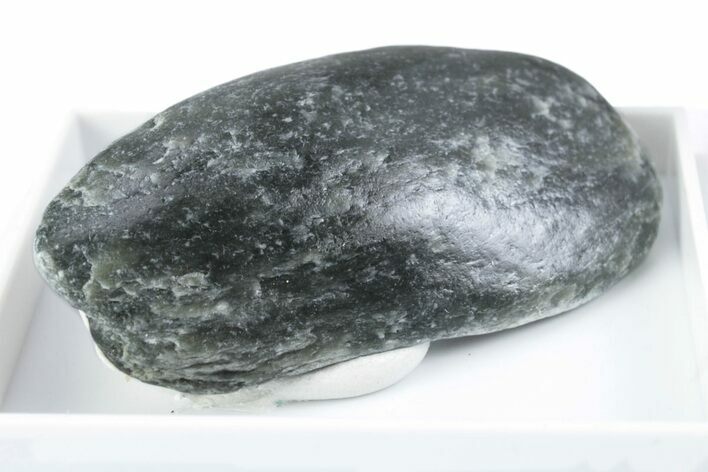 Tumbled Dark Green Jade (Nephrite) Stone - California #380148